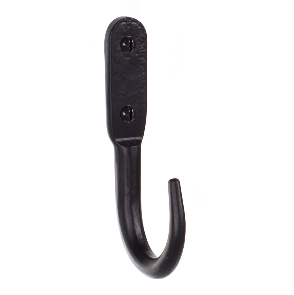 11cm Barn Wall Hook In Matt Black 3 11cm Barn Wall Hook In Matt Black
