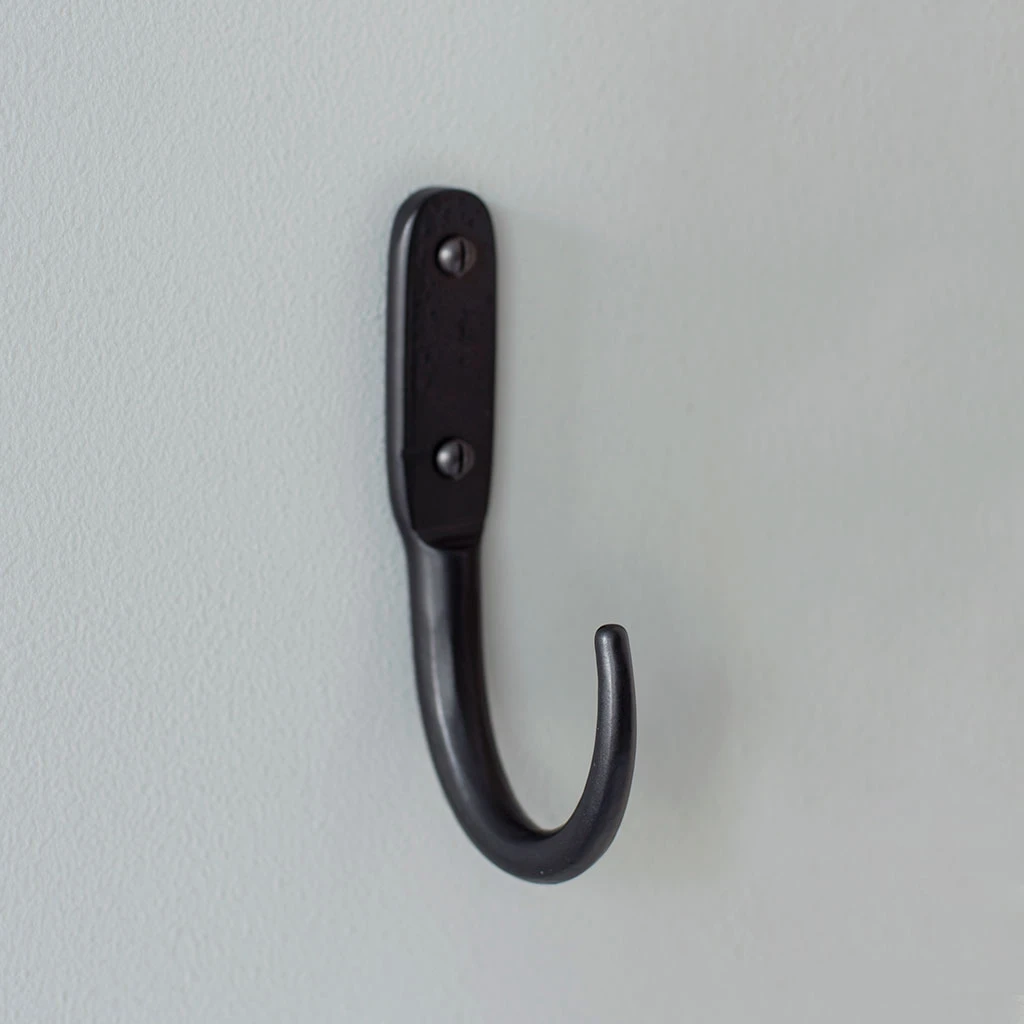11cm Barn Wall Hook In Matt Black 4 11cm Barn Wall Hook In Matt Black - Image 2