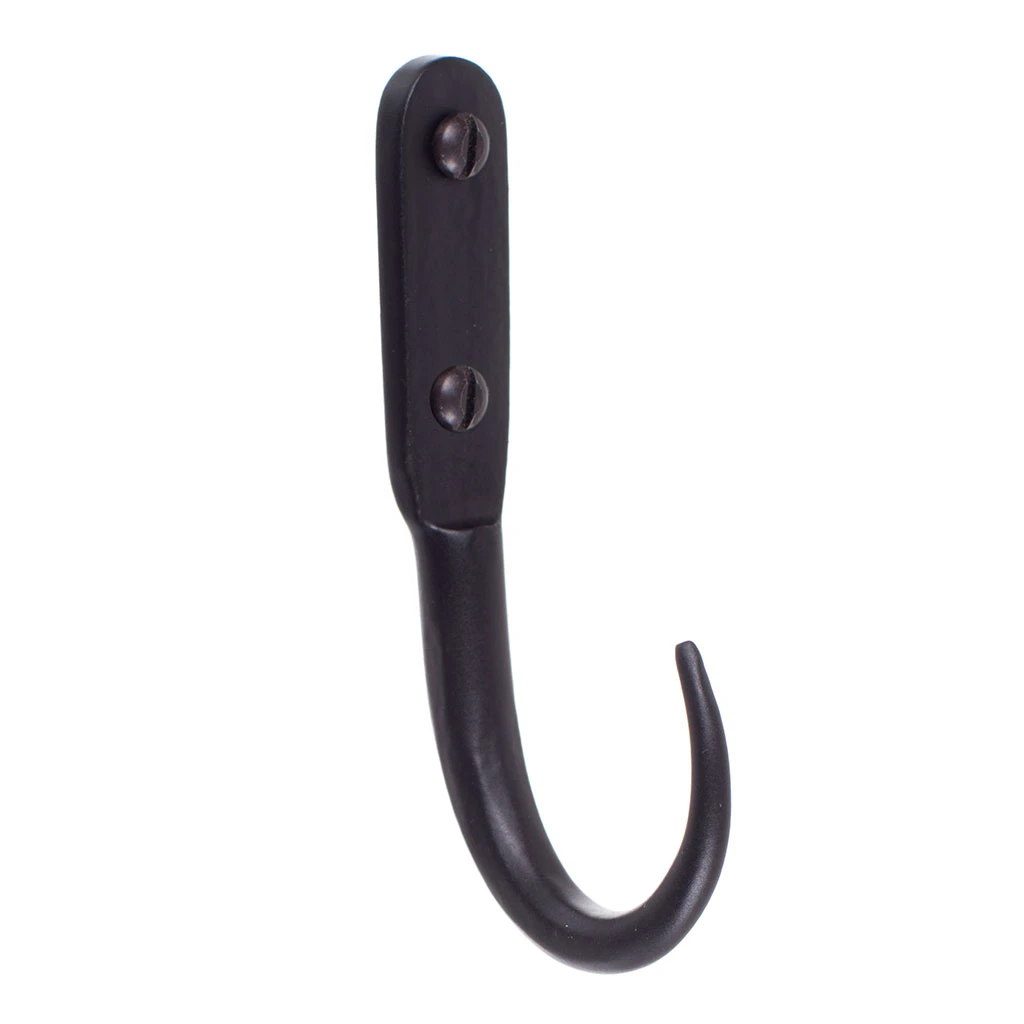 10cm Barn Wall Hook In Matt Black 3 10cm Barn Wall Hook In Matt Black
