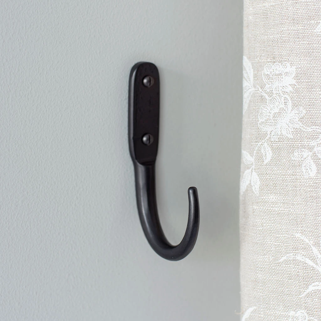 10cm Barn Wall Hook In Matt Black 4 10cm Barn Wall Hook In Matt Black - Image 2