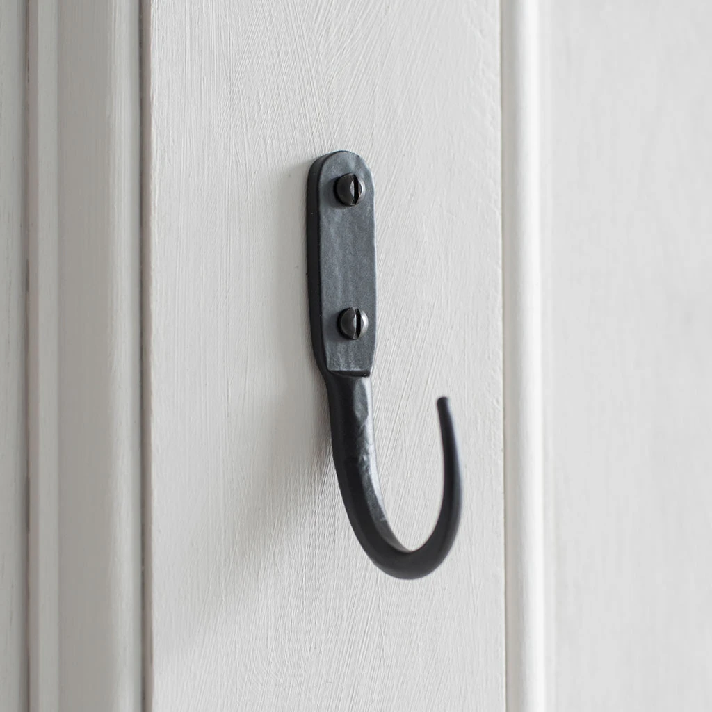 10cm Barn Wall Hook In Matt Black 6 10cm Barn Wall Hook In Matt Black - Image 4