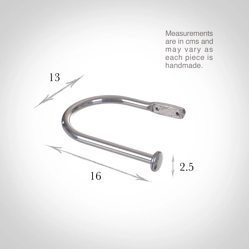Large Button Holdback In Mercury 5 Large Button Holdback In Mercury - Image 3