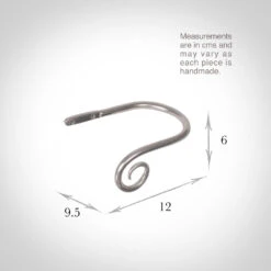 Small Crook Holdback (Left Side) In Mercury -LOLYPO Spare Parts Shop 637gglme 13