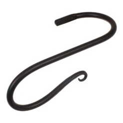 Large Shepherd's Crook Holdback (Left Side) In Matt Black